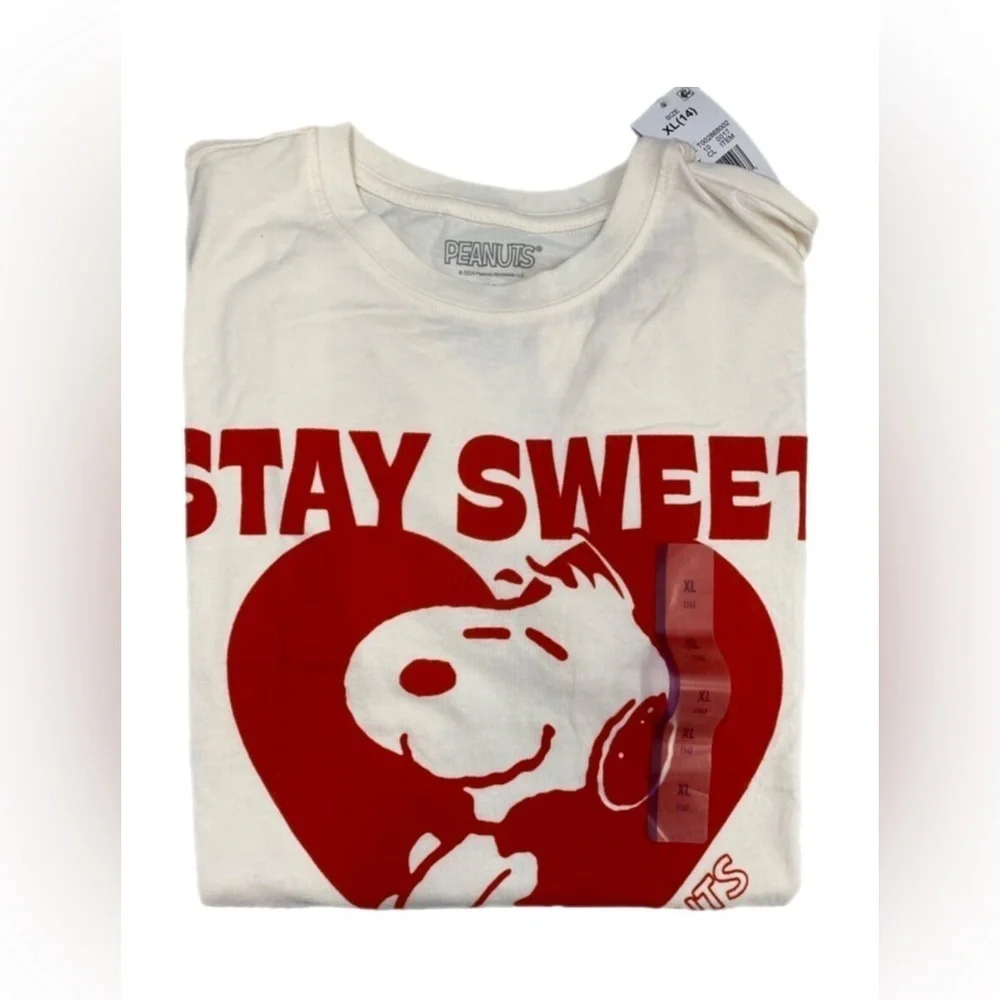 Officially Licensed Peanuts Snoopy Stay Sweet T-Shirt